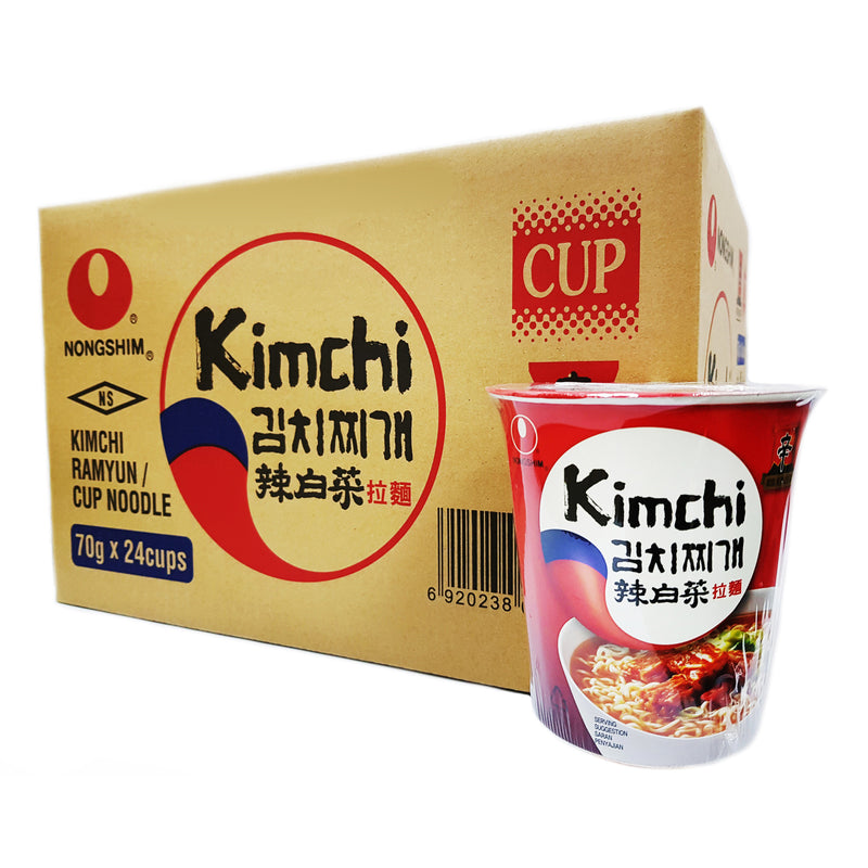 Cup Noodle Kimchi - Nong Shim 24x70gm