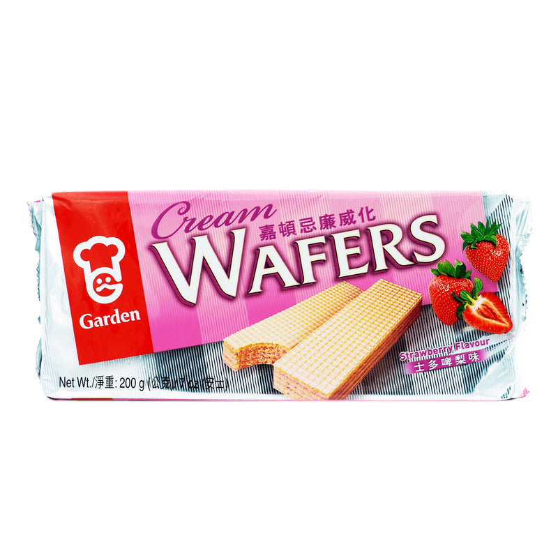 Garden Wafer Strawberry 24 X 200g - LimSiangHuat