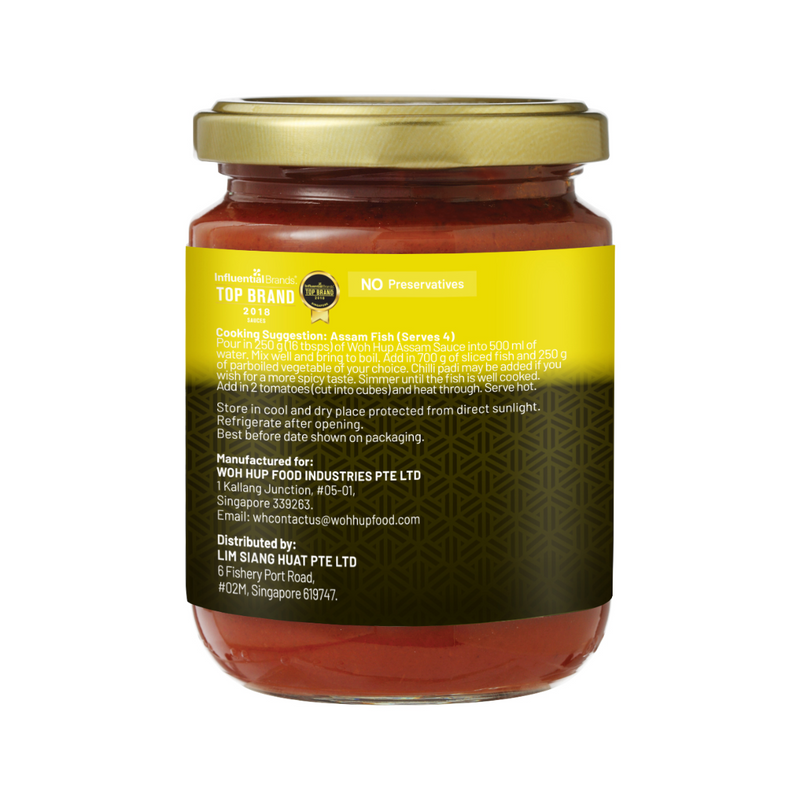 Woh Hup Assam Sauce (Spicy Tamarind) 250g