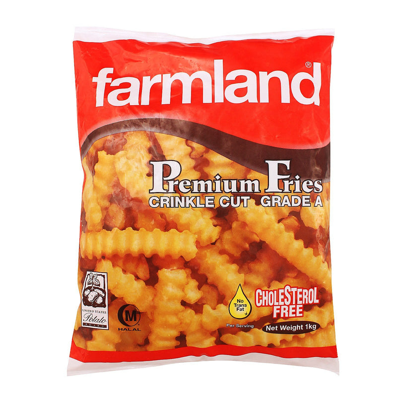 Farmland Crinkle Cut Fries 10x1kg - LimSiangHuat