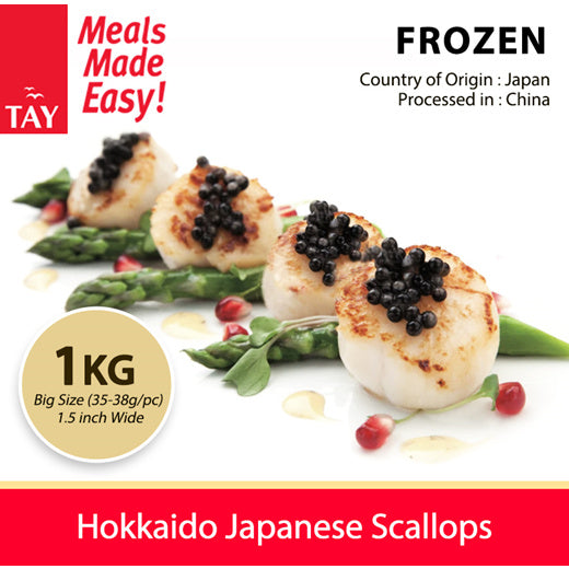 CS Tay Hokkaido Japanese Scallops 1kg