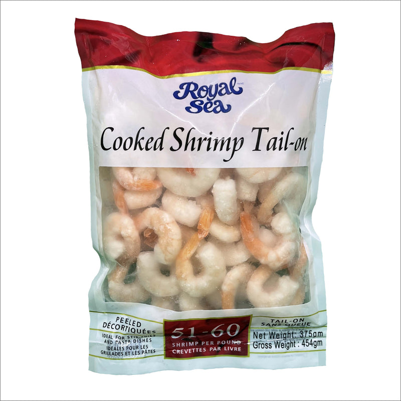 Royal Sea Cooked Shrimp Tail On