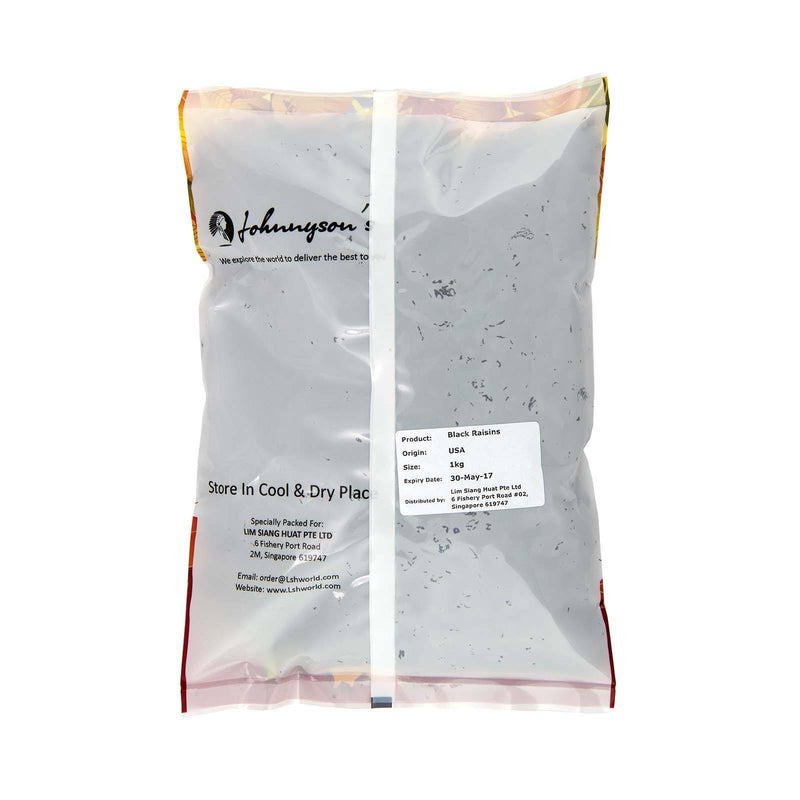 Black Raisins Johnnyson's 1kg - LimSiangHuat