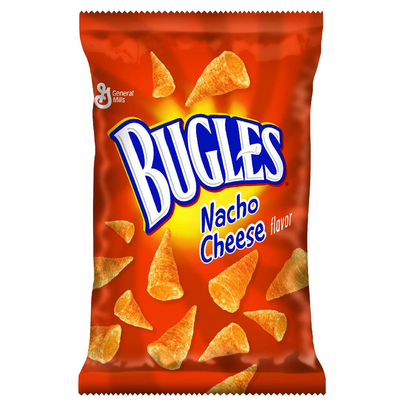 Crispy Corn Snacks "Nacho Cheese"- Bugles 12x3.7oz