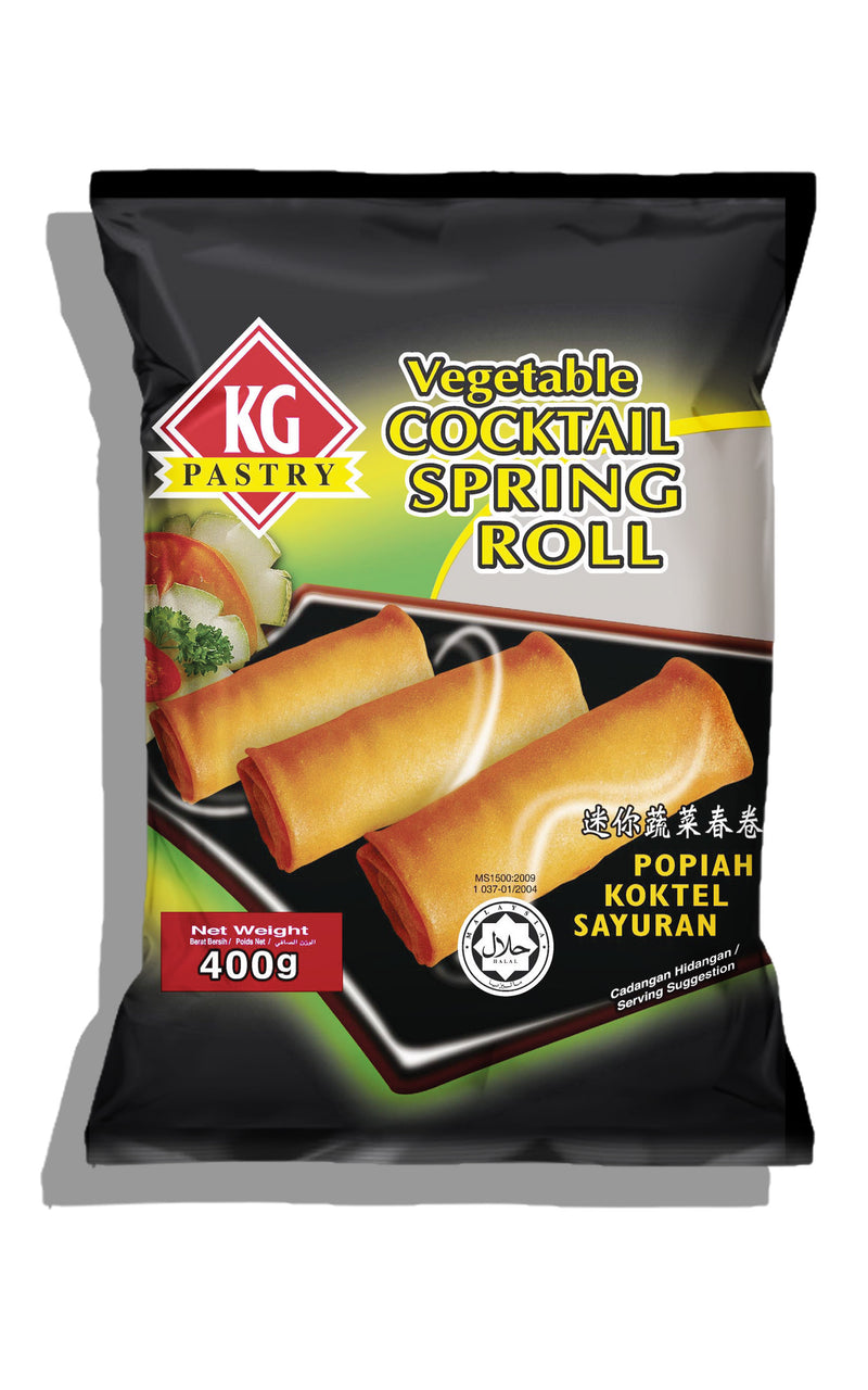 Cocktail Springroll (Vegetable) - KG 24x(20'sx20gm) - LimSiangHuat