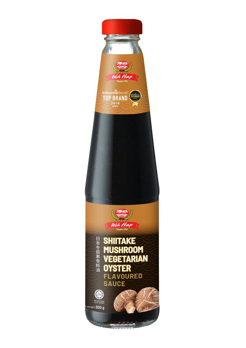 Woh Hup Shitake Mushroom Vegetarian Oyster Flavoured Sauce 500g