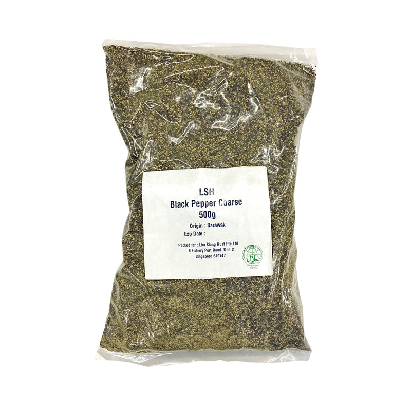Black Pepper Coarse(S18) - 500gpkt - LimSiangHuat