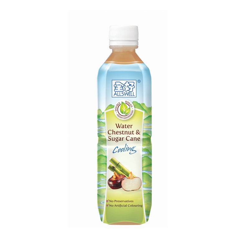 Allswell Water Chestnut & Sugar Cane - 24 x 500ml