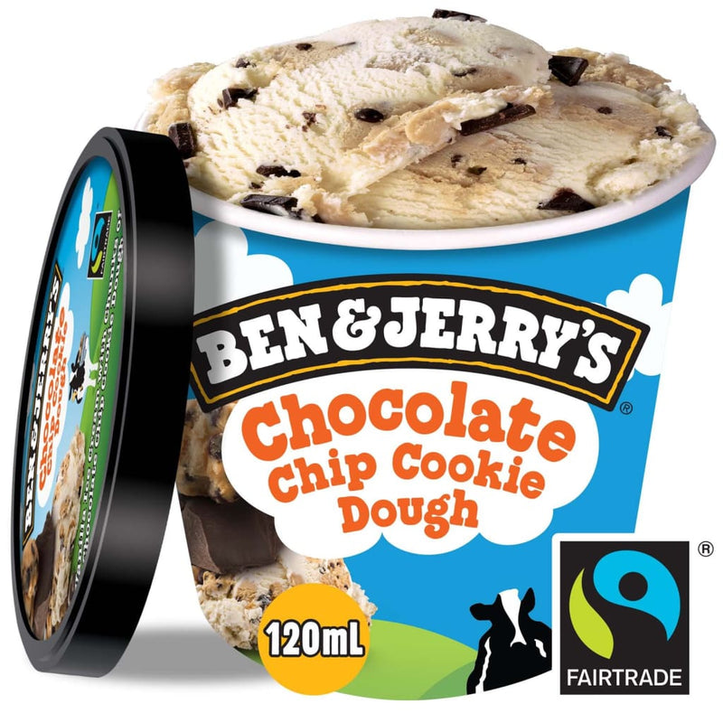 Ben & Jerrys Chocolate Chip Cookie 12x120ml - LimSiangHuat