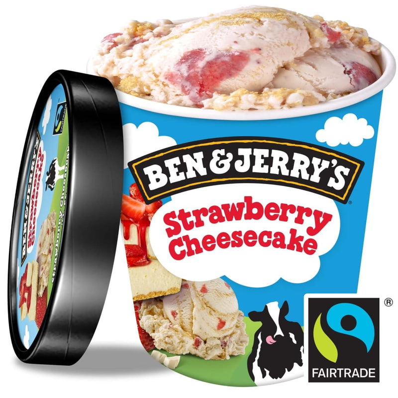 Ben & Jerrys Strawberry Cheese Cake  8x458ml - LimSiangHuat