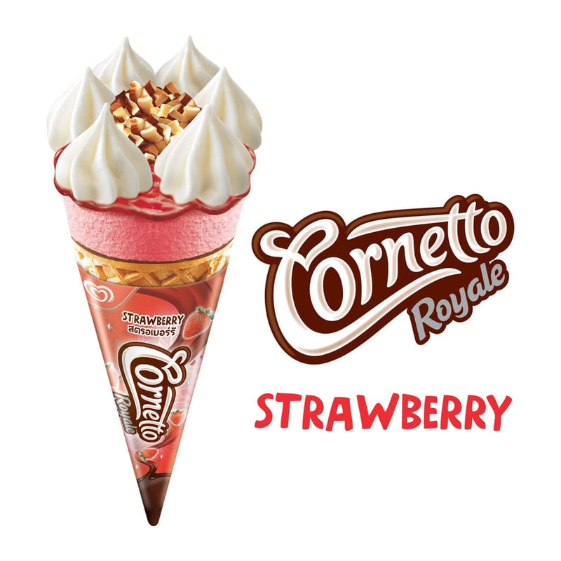 Cornetto Royale Strawberry 20X135ML(88G) - LimSiangHuat