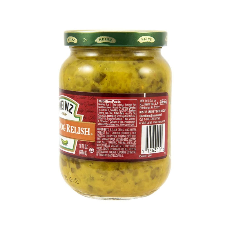 Hot Dog Relish - Vlasic/Heinz -12x10oz - LimSiangHuat