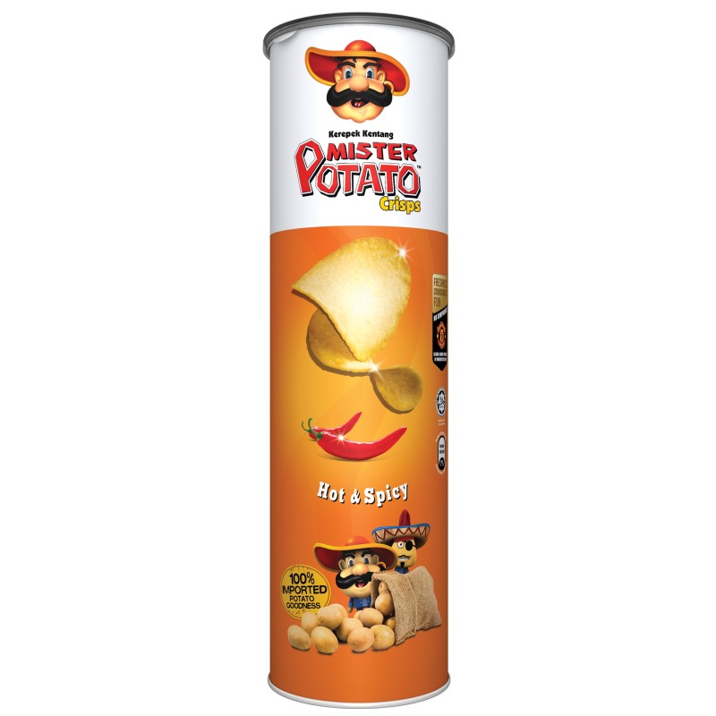Hot & Spicy - Mister Potato Crisps 14x130g - LimSiangHuat