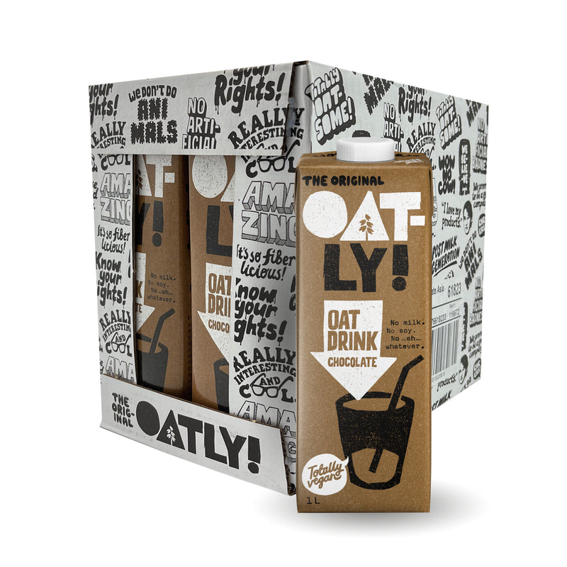 Oatly Dairy Free Chocolate Oat Milk Drink - 6x1L