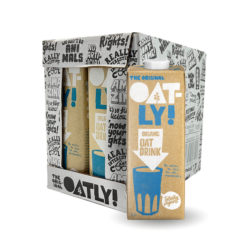 Oatly Dairy Free Organic Oat Milk Drink - 6x1L