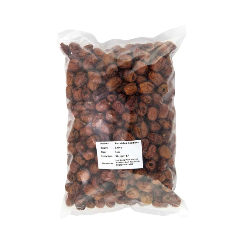 Red Dates Seedless 1kgpkt - LimSiangHuat