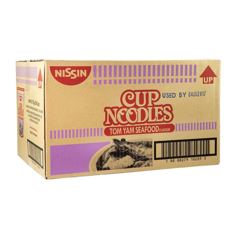 Tom Yam Seafood Cup Noodle Nissin 24x75gm - LimSiangHuat