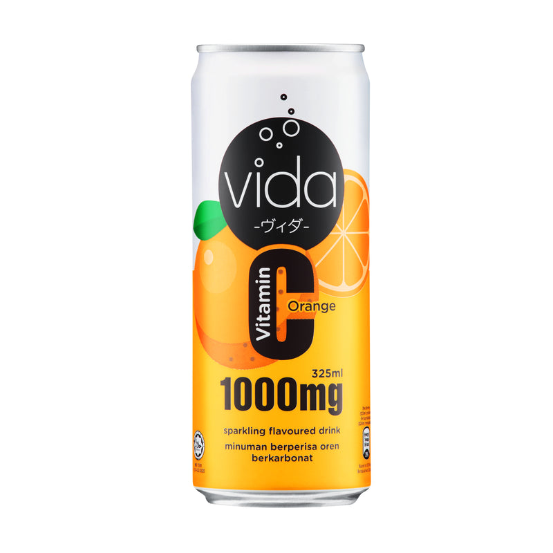 Vida C Orange Sparkling Flavoured Drink 325ml